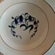 Hollow plates series of six earthenware from Longchamp décor Simone