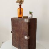 Wooden military suitcase from the 1950s