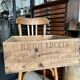 Ancienne caisse en bois « Rhum Luceta »