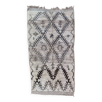 Moroccan Talsint rug white - 177 x 340 cm