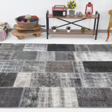 Tapis vintage patchwork turc
