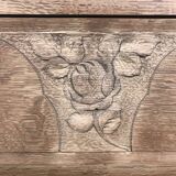 Art deco dresser in solid oak