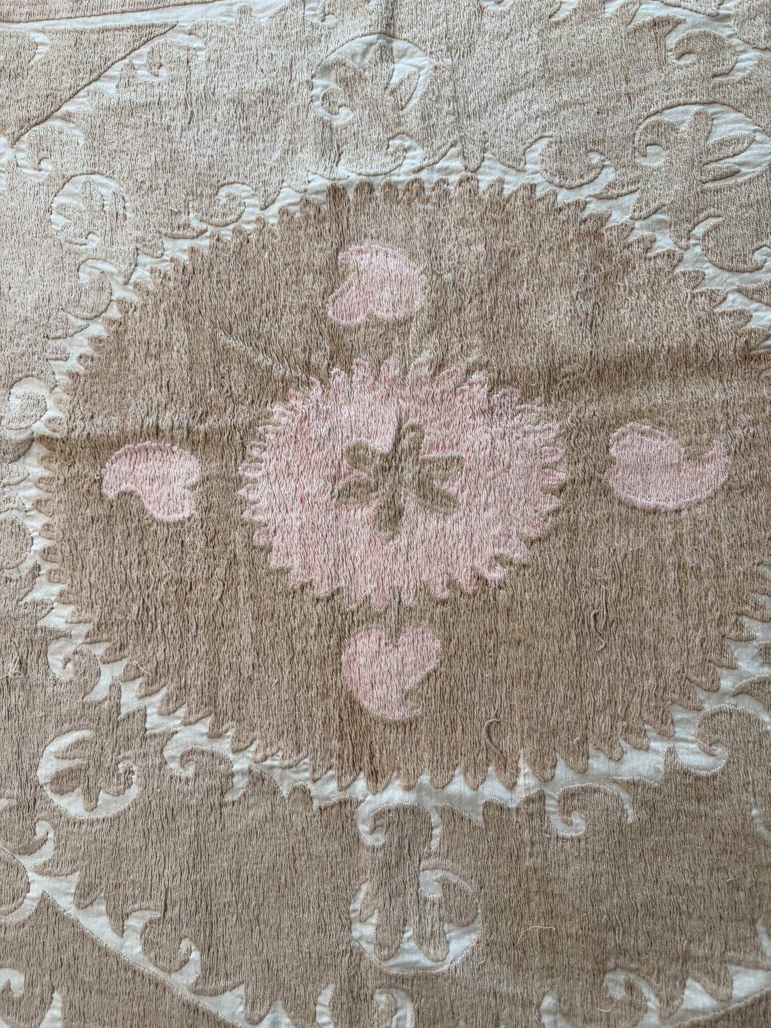 Vintage hand-embroidered tablecloth 130x152 cm