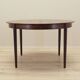 Round rosewood table, Danish design, 1970s, production: Skovby Møbelfabrik