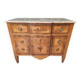 LOUIS XVI STYLE MARQUETRY 3-DRAWER CHEST