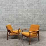 Saffron armchair pair