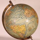 Globe terrestre par J.Forest éditeur Girard & Barrière, début du 20ème s.