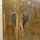 1950s English walnut bedroom wardrobe
