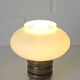 Vintage mushroom desk lamp bedside light brass and wood table lamp 1970's