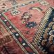 Vintage Hamadan Kamse oriental rug, handwoven in the Middle East, 1960s.