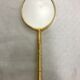 Mirror Face to hand gilded porcelain limoges Vintage