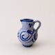 Blue ceramic jug