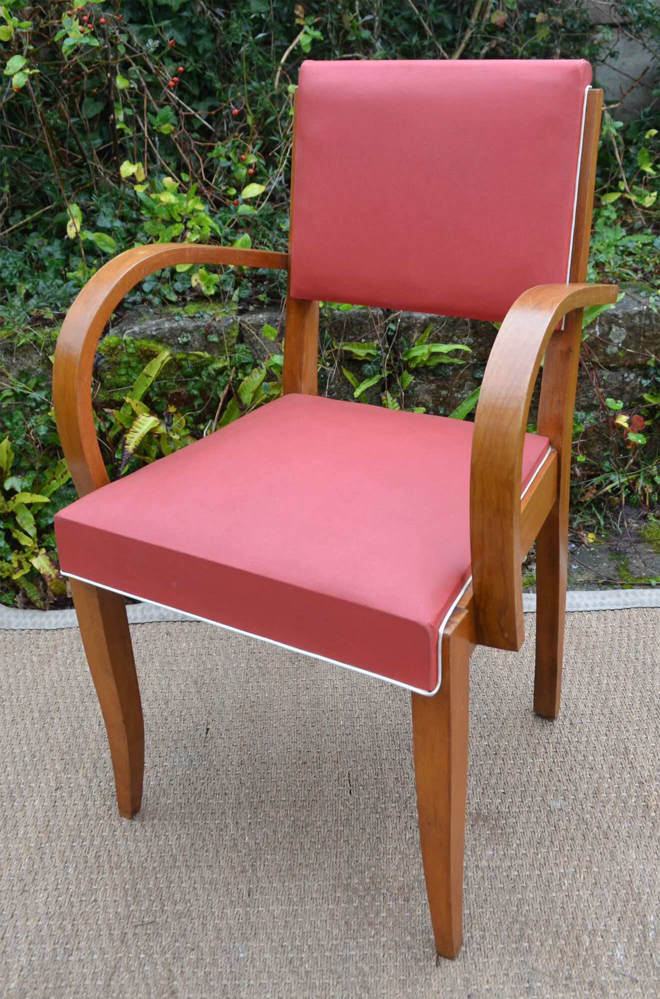 Suite of 4 chairs vintage bridge