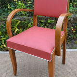 Suite of 4 chairs vintage bridge