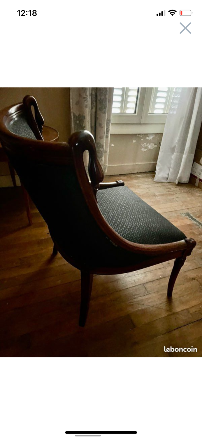 Fauteuil col cygne