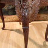 19th century carved center table