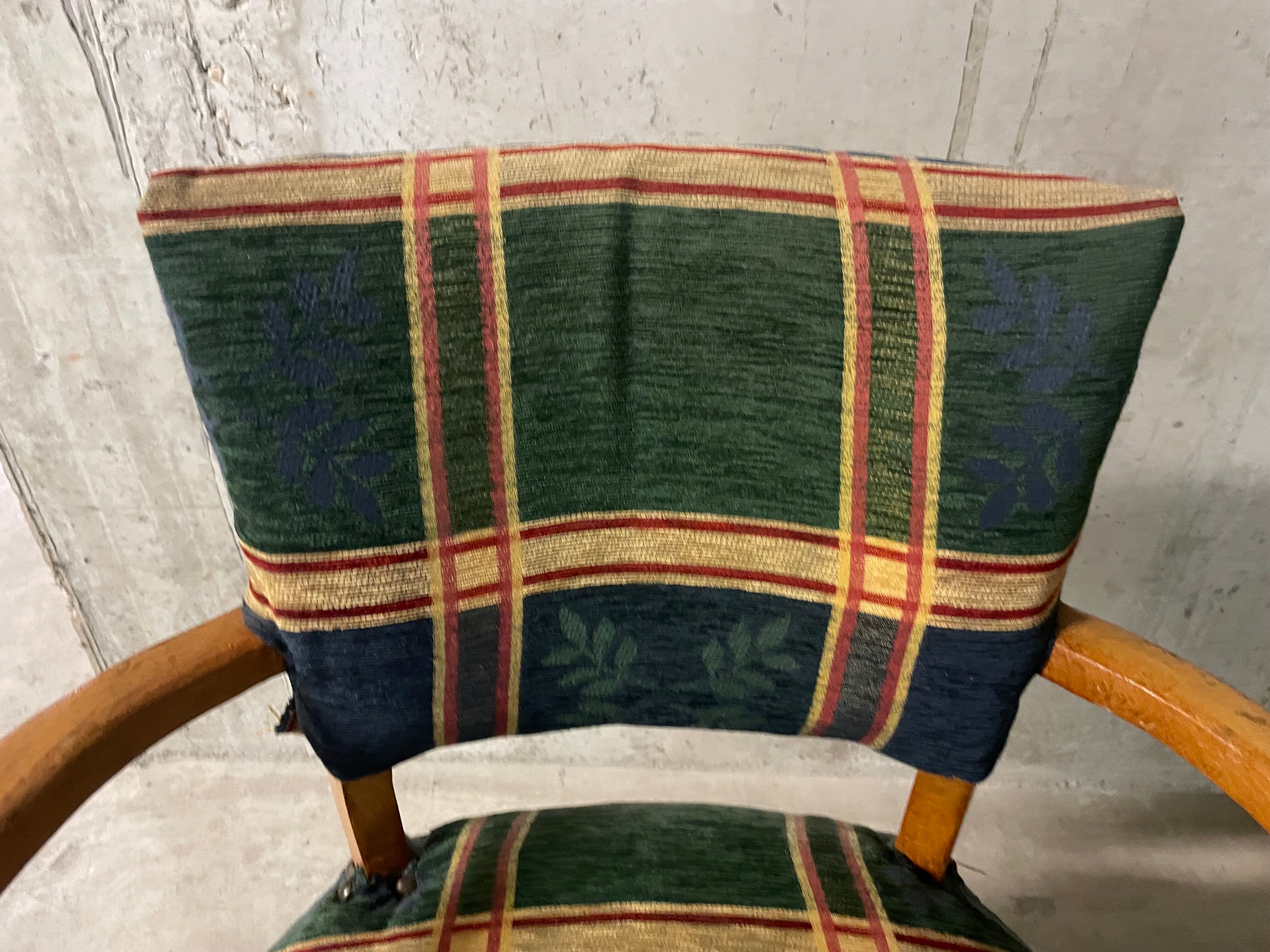 Fauteuil bridge années 50