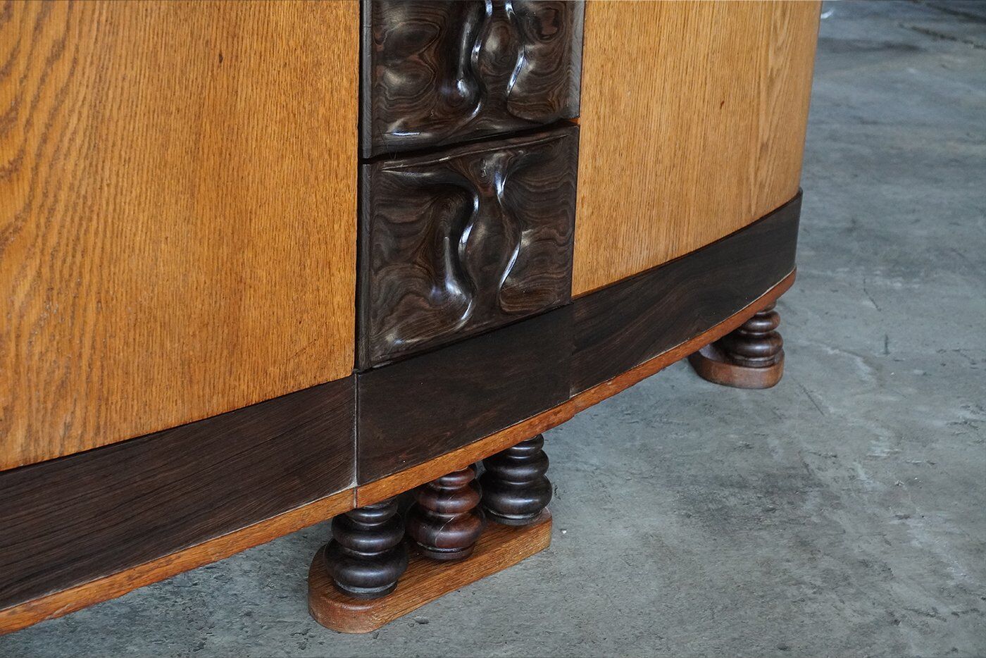 Amsterdamse School Cabinet by Willem Rädecker, Netherlands, 1920s