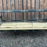 Rare painted bench or sofa from the 19th century