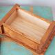 Handcrafted wooden box in art deco style, vintage