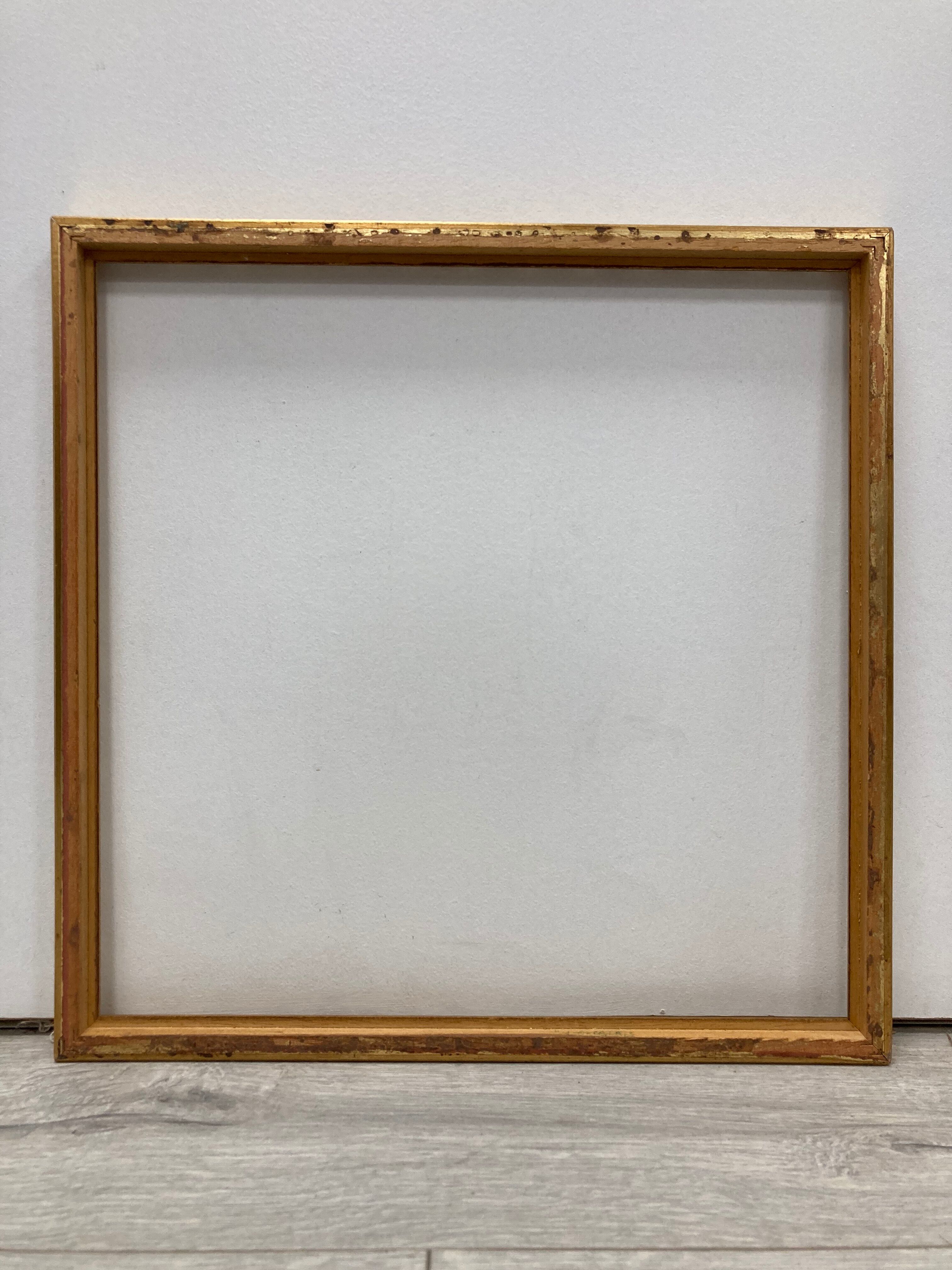 Golden vintage square frame