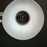 80 years white metal architect lamp