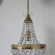 "Hot air balloon" chandelier with Deknudt stamps, 40s