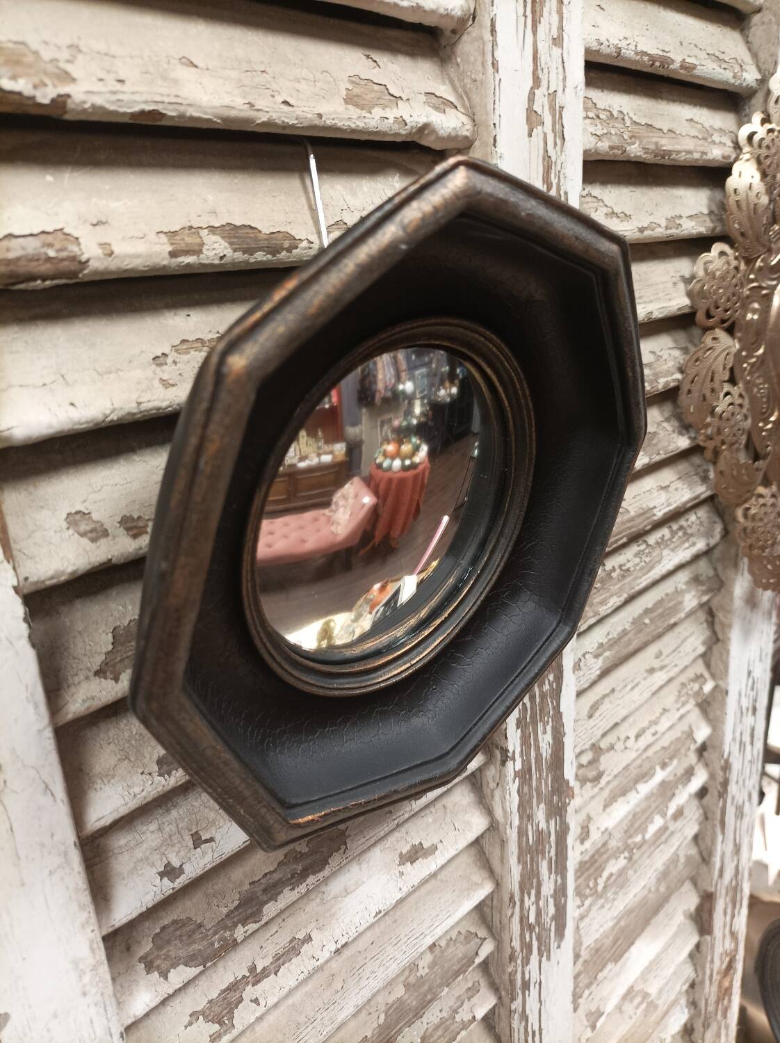 Miroir convexe hexagonal 19 cm