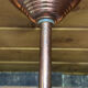 Suspension  soucoupe en verre art déco