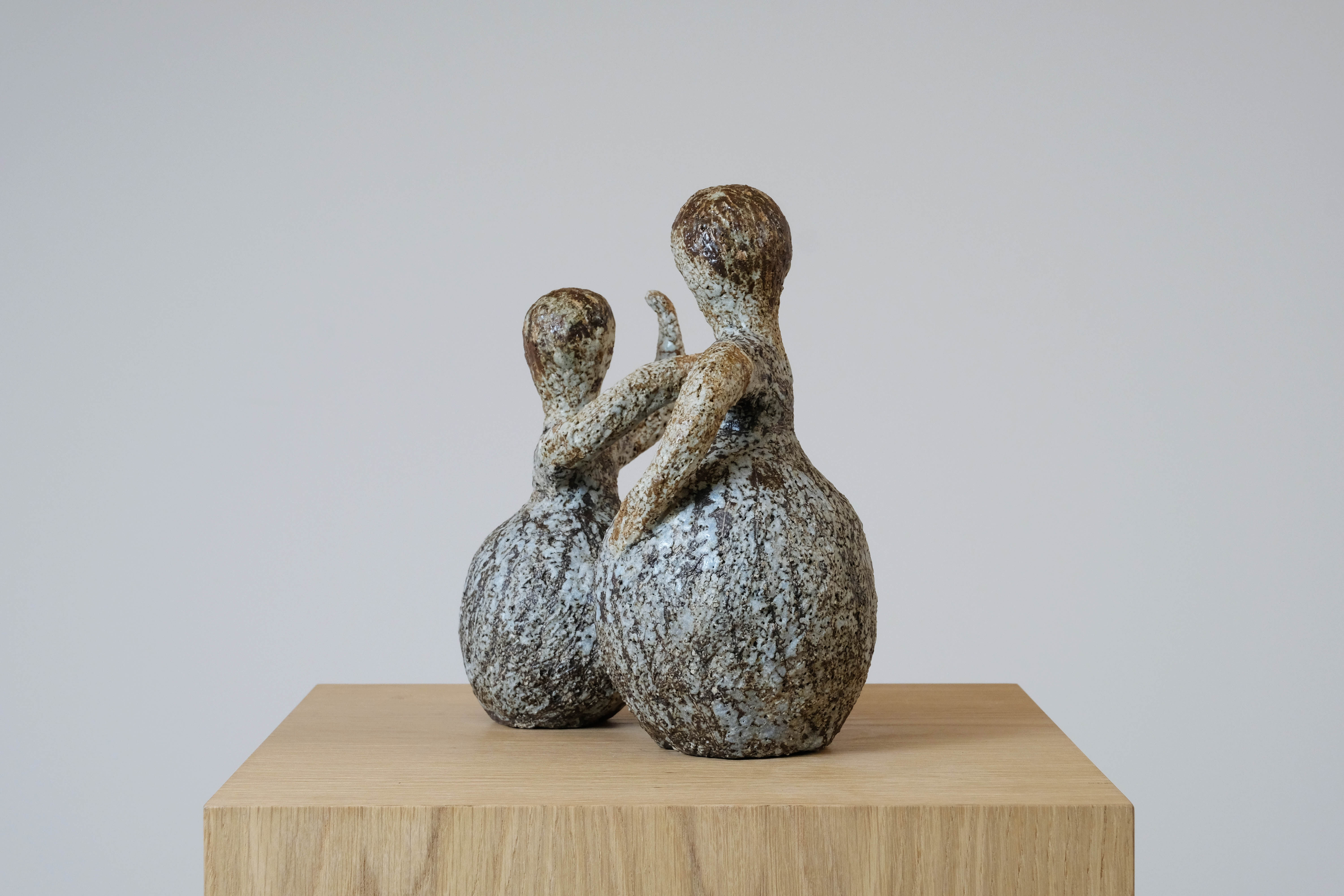 Sculpture "les danseuses"  en céramique des années 70