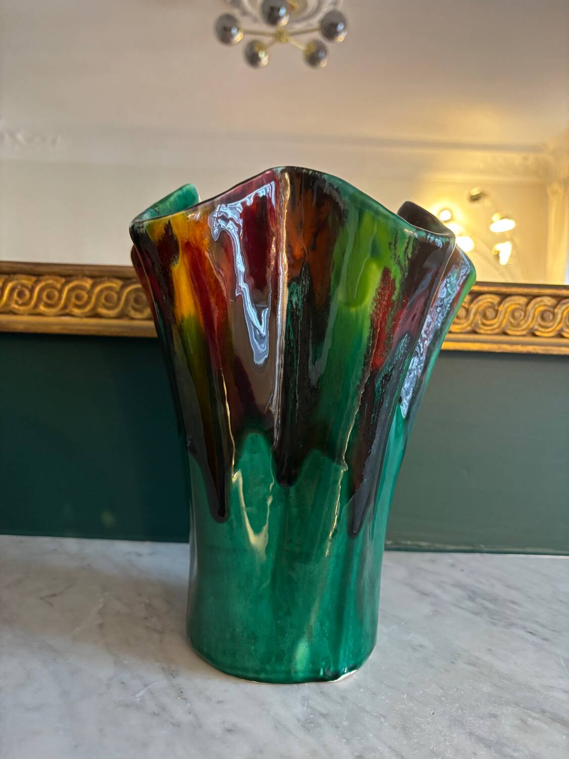 Vase mouchoir Vallauris