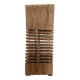 Lampe en bois de chêne sculptée, Dominique Dezen