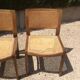 Lot de 4 chaises cannées Baumann vintage