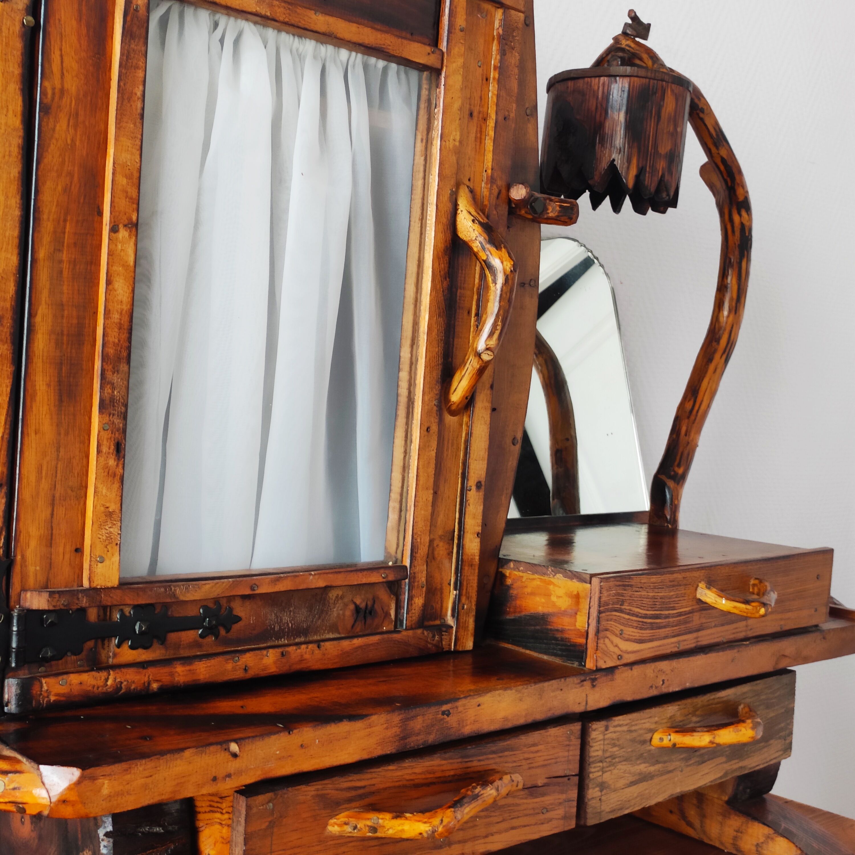 Vintage brutalist dressing table 1950/60