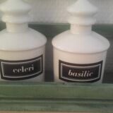 Vintage spice shelf