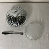 Vintage shell butter dish
