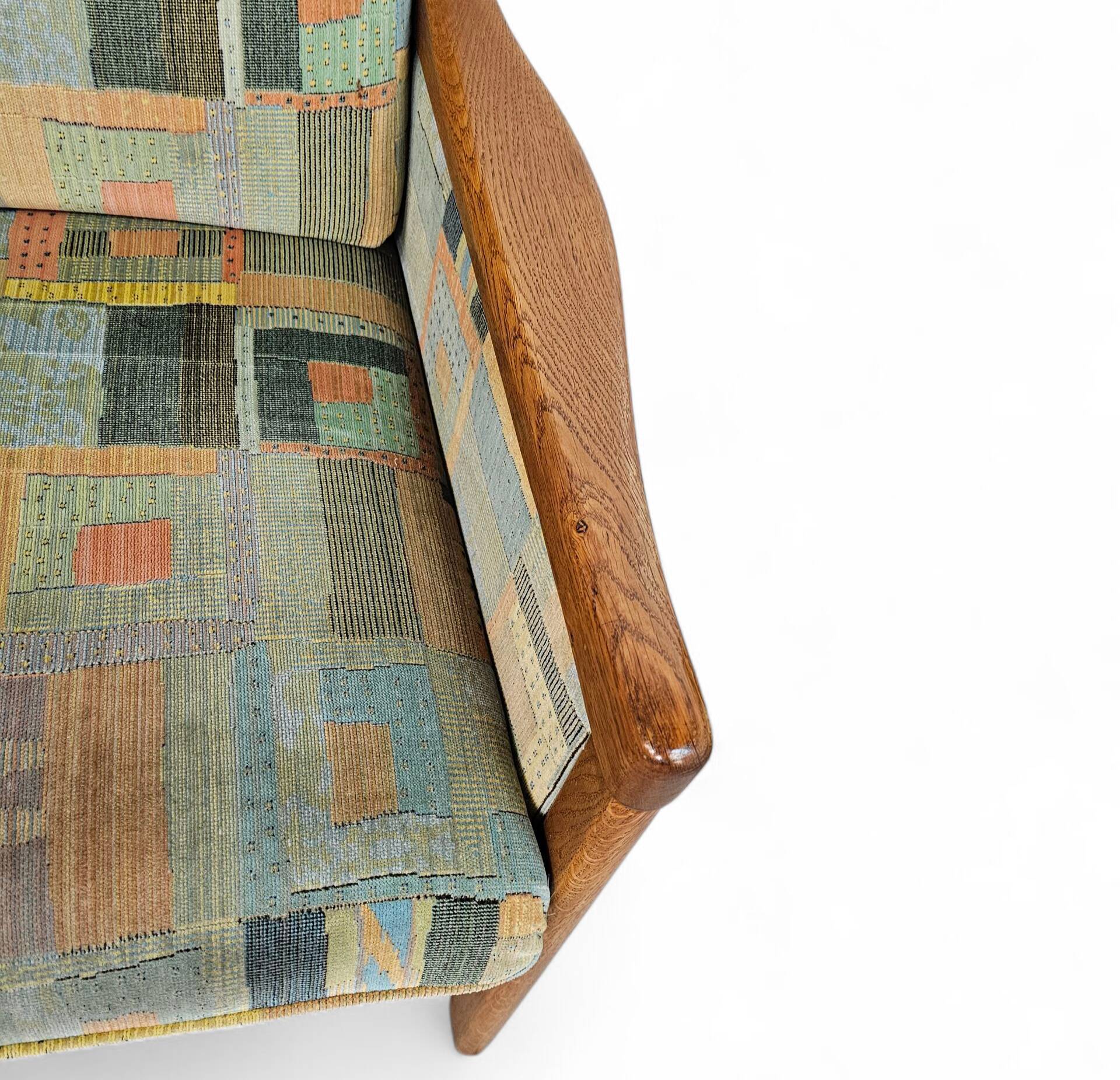 2 x Casala wingback / lounge / armchair in top condition / 4 small cushions / 1960s