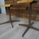 Set de 2 chaises d'atelier vintage pied étoile