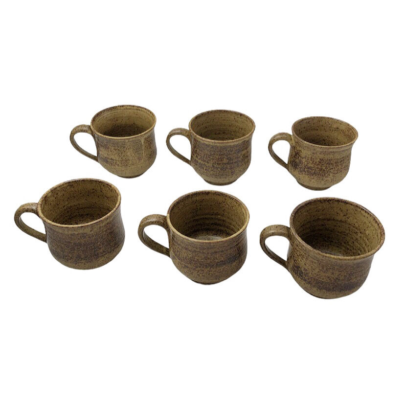 Set cups under sandstone cups