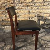 Wooden chair and skai