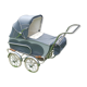 former 1950s pram that can be turned into a stroller