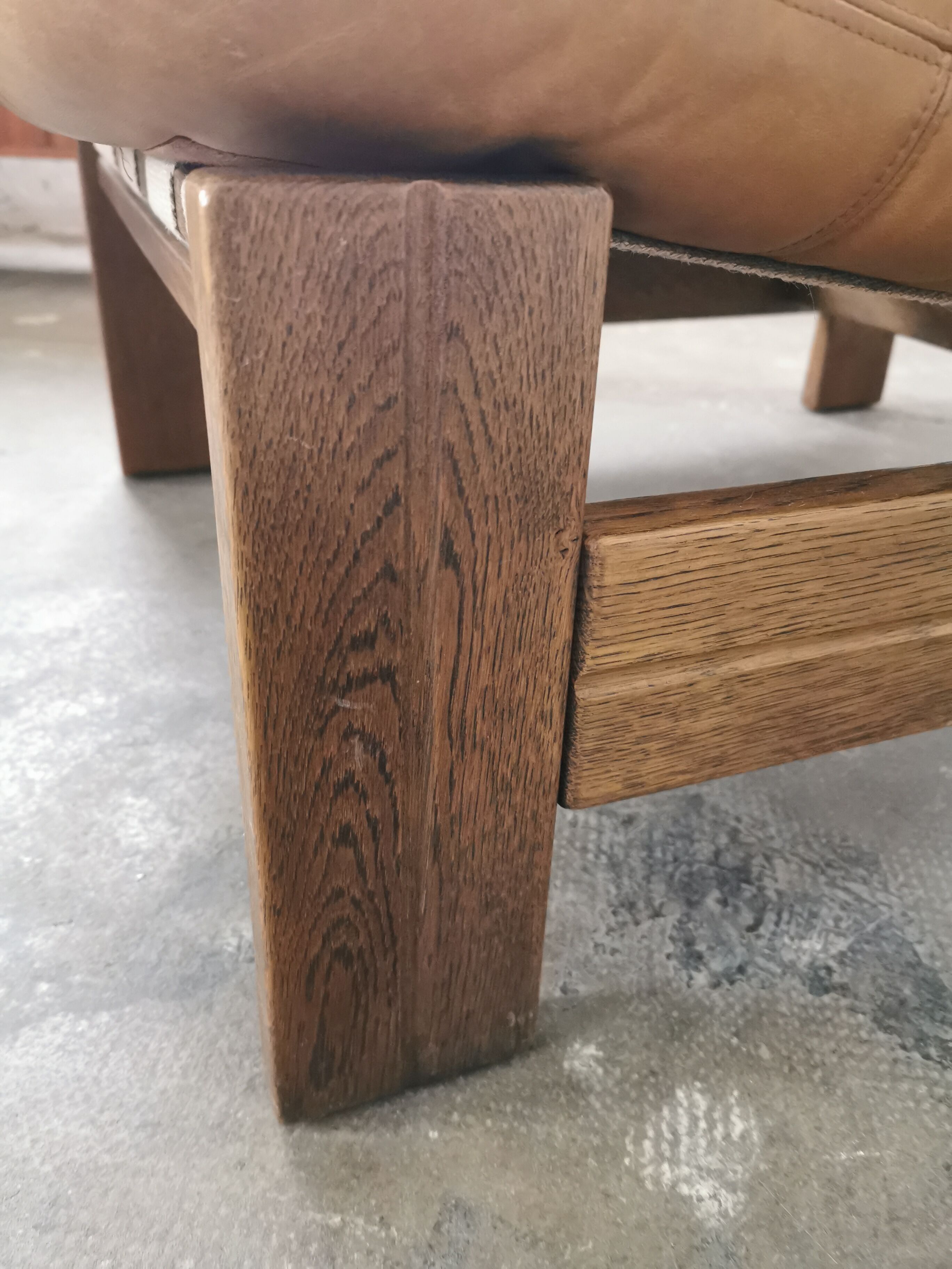 Tawny leather heater