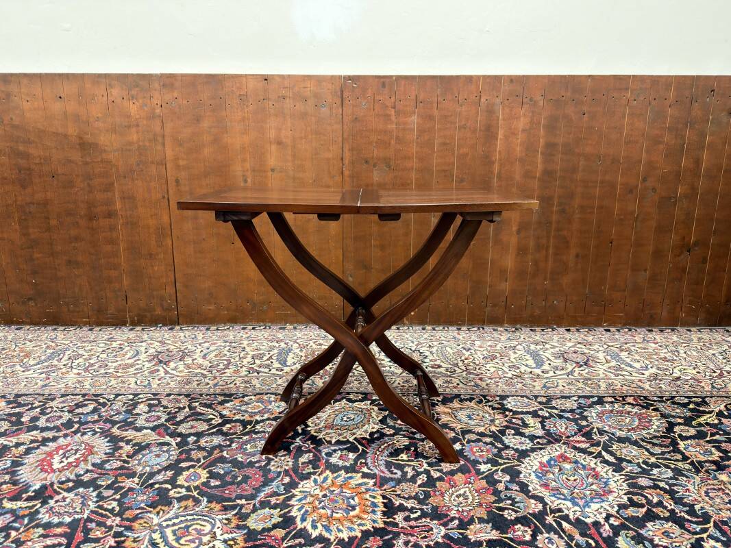 Classic English Folding Side Table