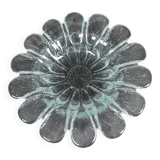Flower shaped glass dish