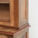 Antique English buffet/bookcase from the 19th century with original glass