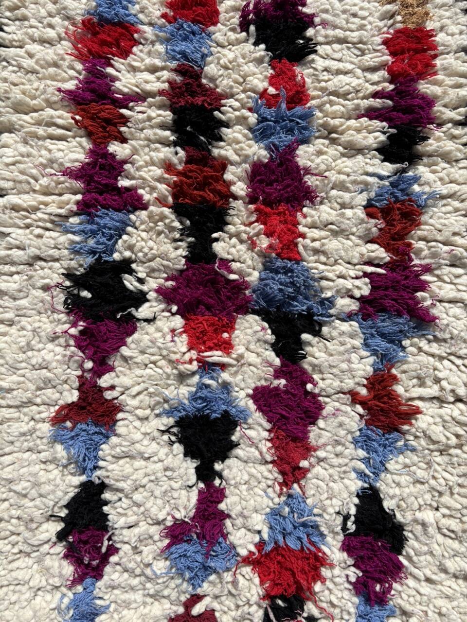 Azilal Vintage Moroccan Berber Rug, 70x195 cm