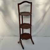 Vintage wooden shelf point table