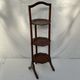 Vintage wooden shelf point table