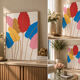 Life Splashes Textured Painting handmade 60x80cm signed with frame