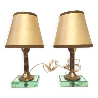 Table Lamps Pietro Chiesa style , 1940s, Set of 2